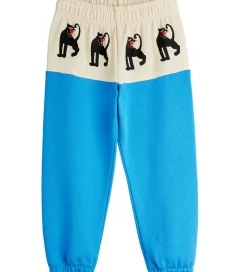 Bukser Og Jeans|Mini Rodini Sweatpants - Panther - Blå