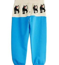 Bukser Og Jeans|Mini Rodini Sweatpants - Panther - Blå
