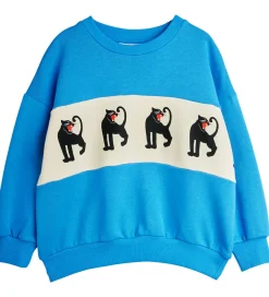 Sweatshirts|Mini Rodini Sweatshirt - Panther - Blå