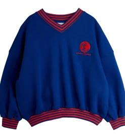 Sweatshirts|Mini Rodini Sweatshirt - Striped Earth - Blå