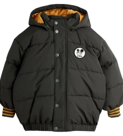 Vinterjakker|Mini Rodini Vinterjakke - Ritzratz Patch Puffer - Sort