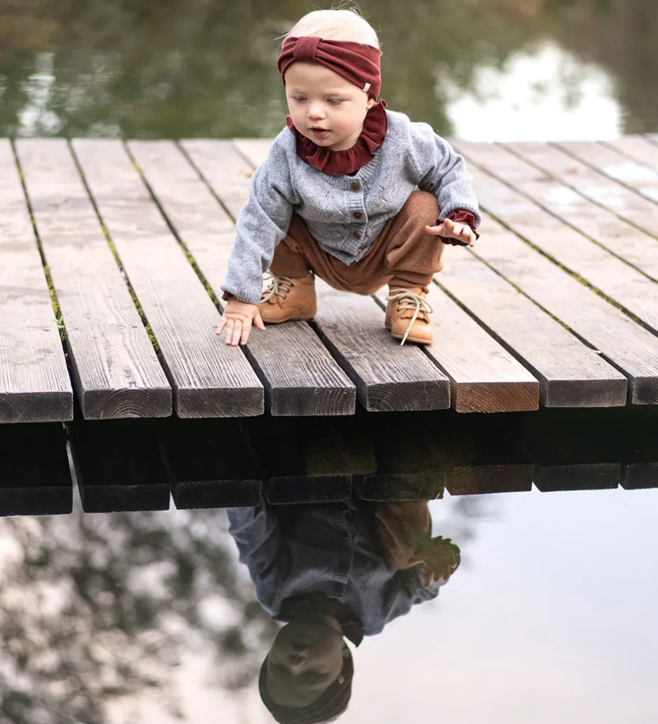 Striktrøjer|Minimalisma Cardigan - Inka - Uld - Gråmeleret