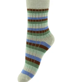 Strømper|MiniPop Strømper - Bambus - 3-pak - Blue Mix