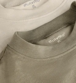 T-Shirts|Basis|Minymo Bluser - 2-pak - Loose Fit - Vetiver