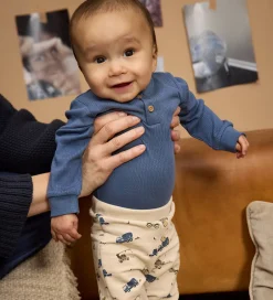 Bodyer|Minymo Body l/æ - Rib - Modal/Bomuld - Vintage Indigo