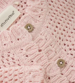 Striktrøjer|Minymo Cardigan - Strik - Pink Dogwood