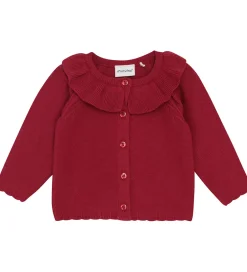 Cardigans|Minymo Cardigan - Strik - Rio Red