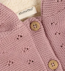 Cardigans|Minymo Cardigan m. Teddy - Woodrose