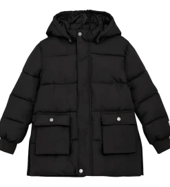 Overgangsjakker|Dunjakker Og Dynejakker|Minymo Dynejakke - Lang - Sort