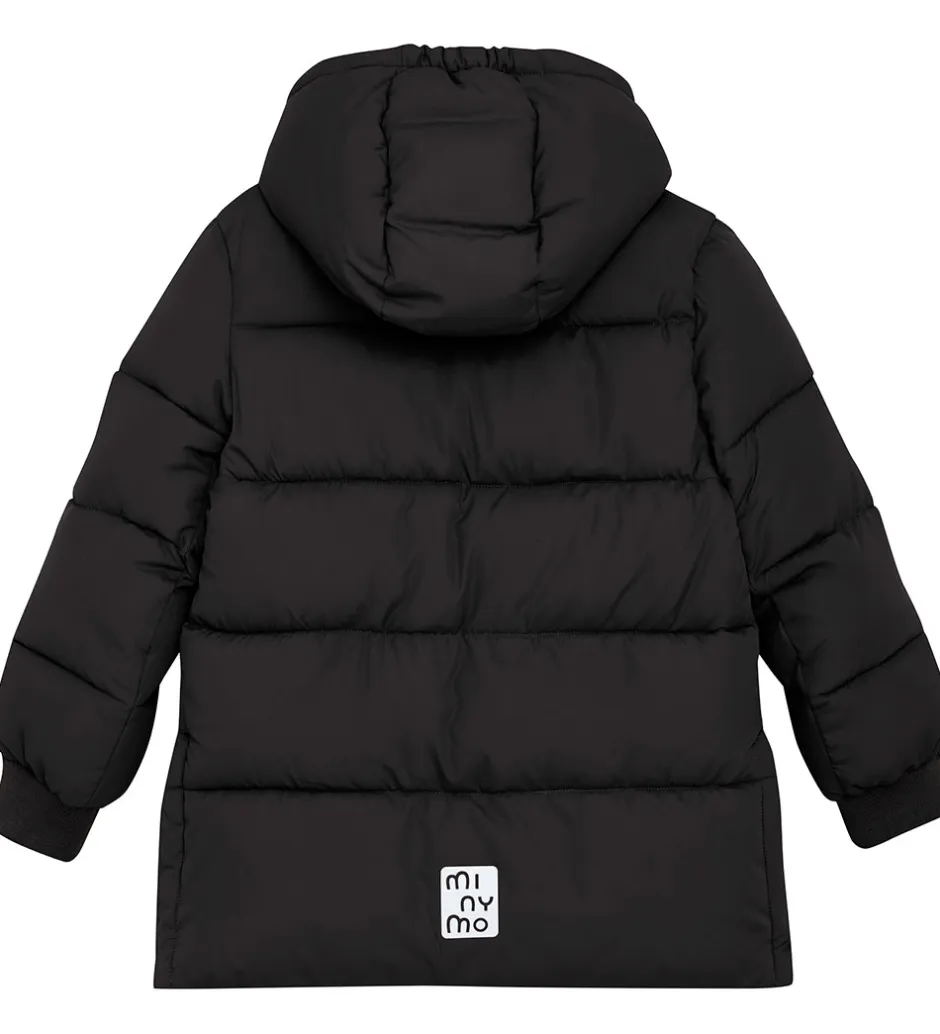 Overgangsjakker|Dunjakker Og Dynejakker|Minymo Dynejakke - Lang - Sort