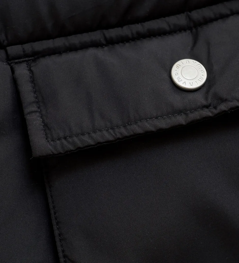 Overgangsjakker|Dunjakker Og Dynejakker|Minymo Dynejakke - Lang - Sort