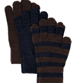 Uld|Handsker Og Luffer|Minymo Handsker - 3-pak - Uld - Parisian Night