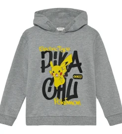 Hættetrøjer|Minymo Hættetrøje - Pokémon - Gråmeleret
