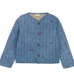 Cardigans|Minymo Jakke - Quilt - Ombre Blue