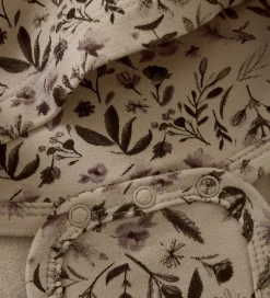 Kjoler|Bodyer|Minymo Kjolebody l/æ - AOP - Smoke Gray