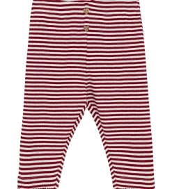 Leggings|Minymo Leggings - Rib - Rio Red