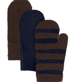 Uld|Handsker Og Luffer|Minymo Luffer - 3-pak - Uld - Parisian Night