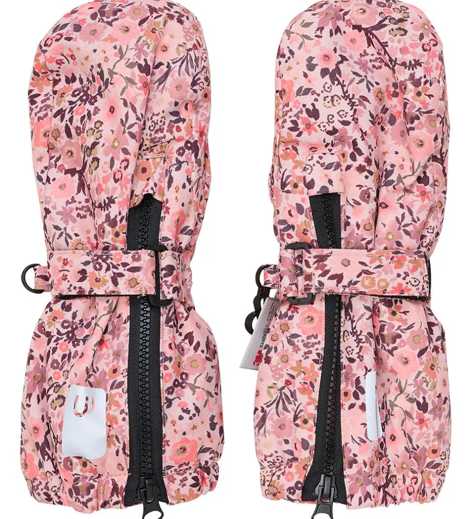 Handsker Og Luffer|Minymo Luffer m. Fleece - Peach Whip