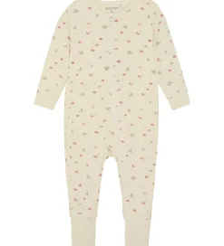 Heldragter|Minymo Natdragt - Viskose - Strawberry Ice m. Jordbær