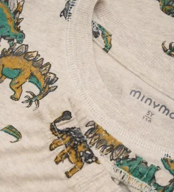 Nattøj|Minymo Nattøj - Beige Melange - 2-Delt