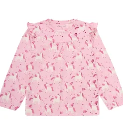 Nattøj|Minymo Nattøj - 2-delt - AOP - Bleached Mauve