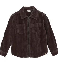 Skjorter|Minymo Skjorte - Cord - Fløjls - Chocolate Chip