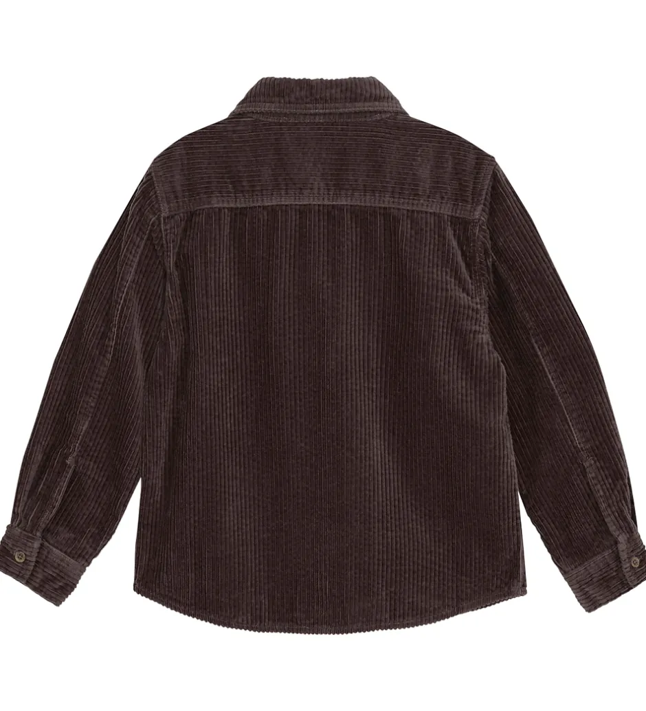 Skjorter|Minymo Skjorte - Cord - Fløjls - Chocolate Chip