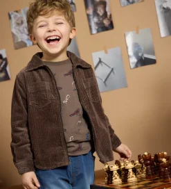 Skjorter|Minymo Skjorte - Cord - Fløjls - Chocolate Chip