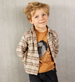 Skjorter|Minymo Skjorte - Oxford Tan