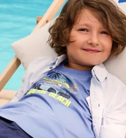 Skjorter|Minymo Skjorte - Y/D - Skyway