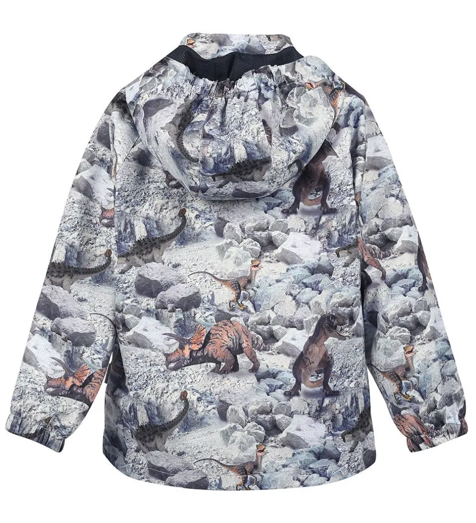 Sommerjakker|Minymo Sommerjakke - Blue Nights m. Dinosaurer