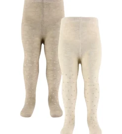 Uld|Basis|Minymo Strømpebukser - 2-pak - Viskose/Uld - Sheer Bliss
