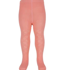 Strømpebukser|Minymo Strømpebukser - 2-pak - Strawberry Ice m. Hulmønster