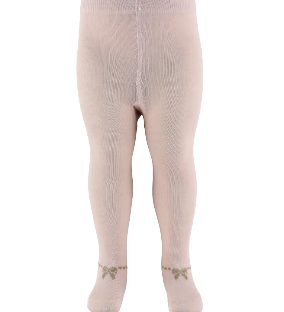 Basis|Strømpebukser|Minymo Strømpebukser - 2-pak - Shell/beige m. Sløjfer