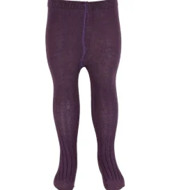 Strømpebukser|Minymo Strømpebukser - Uld - Rib - 2-Pak - Orchid Haze