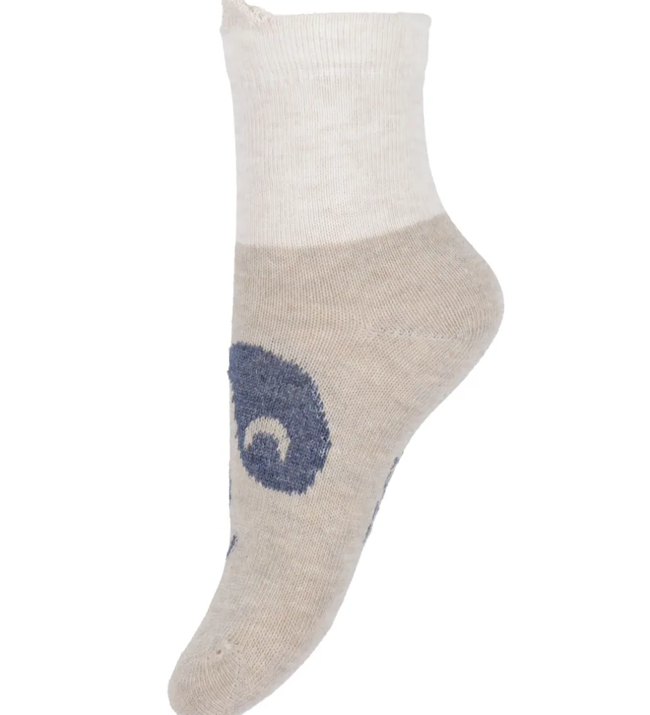 Strømper|Minymo Strømper - 2-pak - Blue Nights m. Pandaer