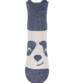 Strømper|Minymo Strømper - 2-pak - Blue Nights m. Pandaer