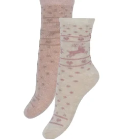 Strømper|Basis|Minymo Strømper - 2-pak - Burnished Lilac