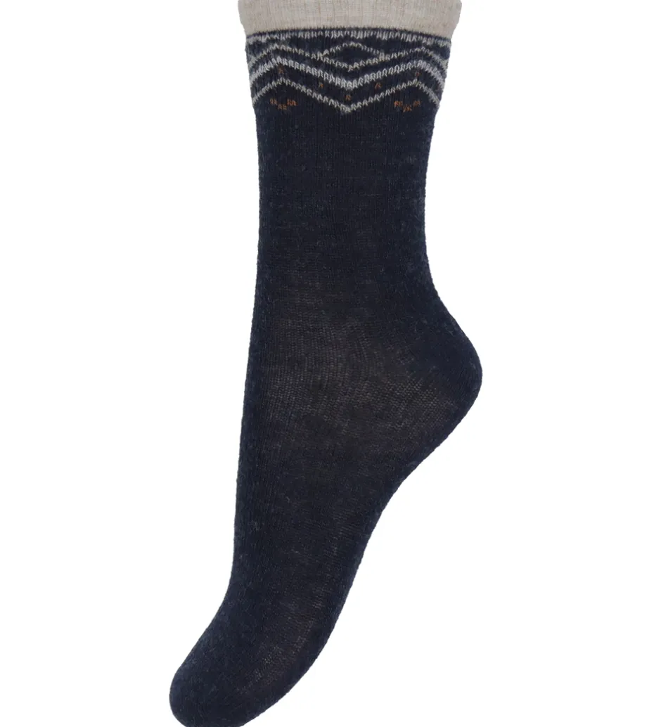 Strømper|Basis|Minymo Strømper - 2-pak - Dark Navy