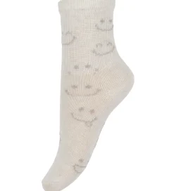 Strømper|Minymo Strømper - 5-pak - Gråmeleret/Beige m. Print