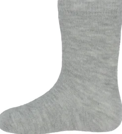 Strømper|Basis|Minymo Strømper - 2-pak - Light Grey Melange