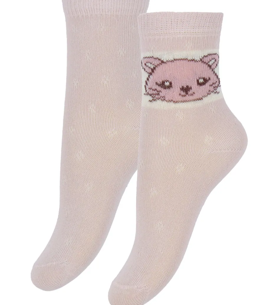 Strømper|Minymo Strømper - 2-pak - Shell m. Print