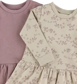 Kjoler|Basis|Minymo Sweatkjoler - 2-pak - Elderberry