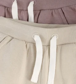Basis|Minymo Sweatpants - 2-pak - Elderberry