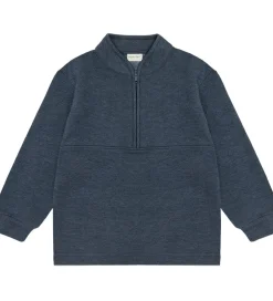 Basis|Minymo Sweatshirt m. Lynlås - 2-pak - Vetiver