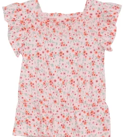 Toppe|Minymo Top - Rosen Quartz m. Blomster