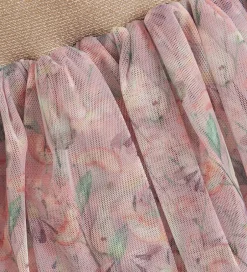 Nederdele|Minymo Tylnederdel - Burnished Lilac m. Blomster