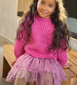 Nederdele|Minymo Tylnederdel - Mauve Orchid m. Kirsebær