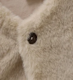 Veste|Minymo Vest - Imiteret Pels - Smoke Gray