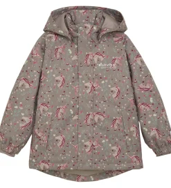 Vinterjakker|Minymo Vinterjakke - AOP - Roasted Cashew